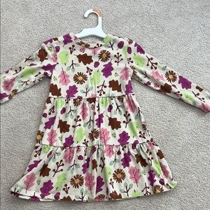 Floral Long Sleeve Kids Dress